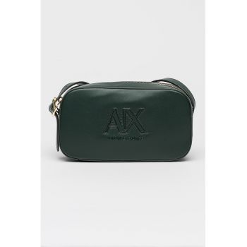 Geanta crossbody cu imprimeu logo