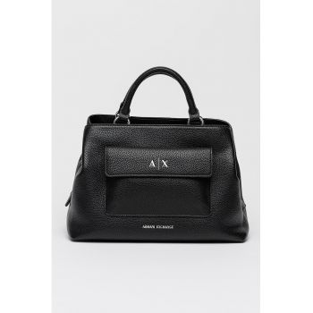 Geanta crossbody de piele ecologica cu buzunar