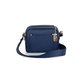Geanta crossbody din piele cu bareta detasabila