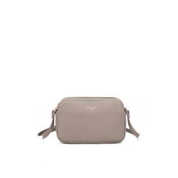 Geanta crossbody din piele ecologica cu doua compartimente