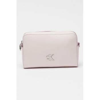 Geanta crossbody din piele ecologica cu logo