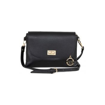 Geanta crossbody dreptunghiulara din piele
