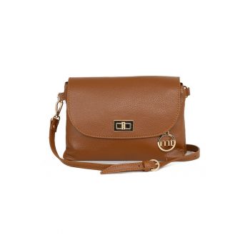 Geanta crossbody dreptunghiulara din piele