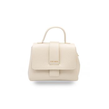 Geanta dama din piele naturala bej Ranya