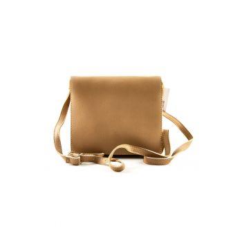 Geanta dama  Iatina - bej - piele ecologica - 19 -5x17 -5x9cm