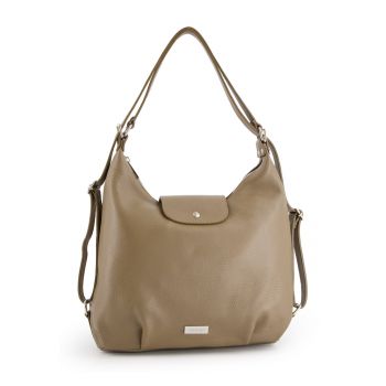 Geanta de dama  din piele naturala maro - model shopper - 35x36x13cm - curea max 90cm