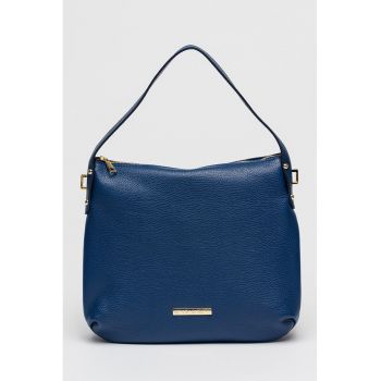 Geanta de piele cu bareta suplimentara