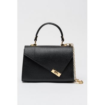 Geanta de piele cu maner