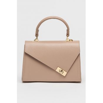 Geanta de piele cu maner