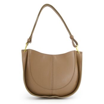 Geanta de umar  piele naturala - maro - 23x28x8 -5cm - cu un compartiment interior - curea max 108cm