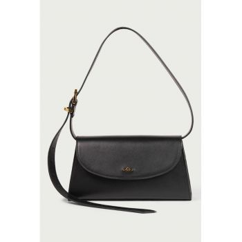 Geanta din piele cu bareta de umar Siena