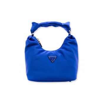 Geanta eleganta  albastra - din poliester - cu curea detasabila - dimensiune unica - set cu sac de protectie.