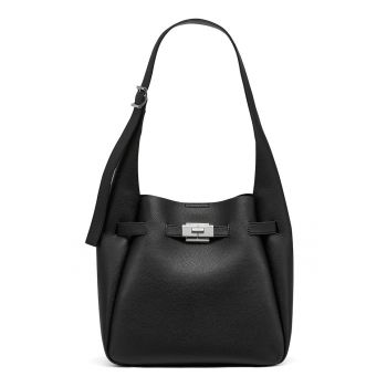 Geanta hobo de piele ecologica cu bareta ajustabila Bryar