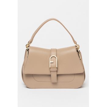 Geanta mica din piele cu bareta de umar Flow