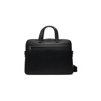 Geanta pentru laptop barbati -  ecologica - negru - universala