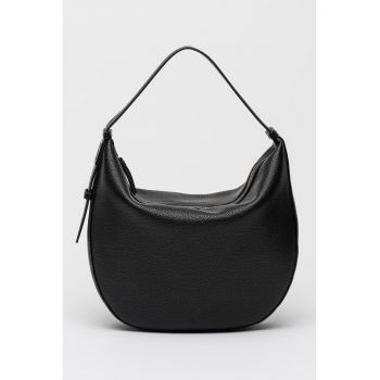 Geanta semirotunda de piele ecologica