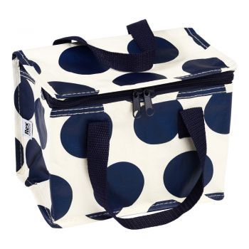 Geantă termoizolantă albastră-crem Spotlight – Rex London