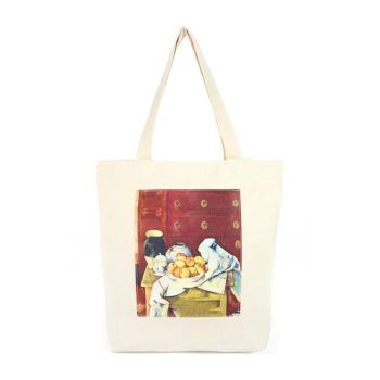Geanta tote bag cu imprimeu foto Borgo