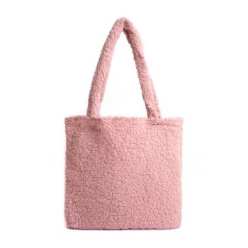 Geanta tote cu design boucle