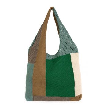 Geanta tote cu design colorblock Yuma