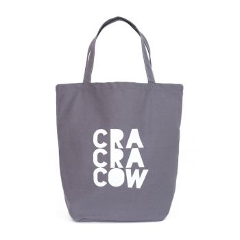 Geanta tote cu imprimeu text