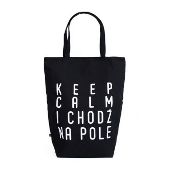 Geanta tote cu imprimeu text