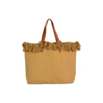 Geanta tote din panza - cu franjuri Dallas