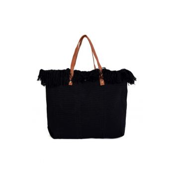Geanta tote din panza - cu franjuri Dallas