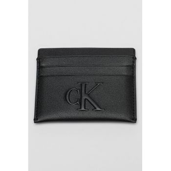 Portcart de piele ecologica cu logo