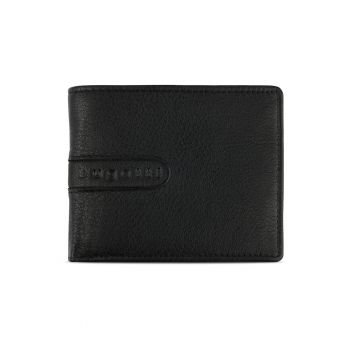 Portofel barbati -  din piele naturala - Bomba 301 - Negru