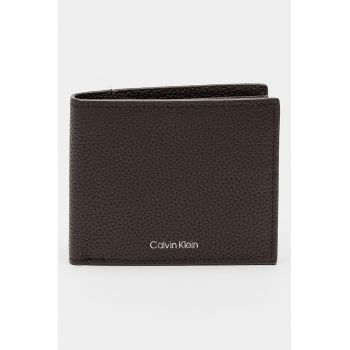 portofel de piele cu logo