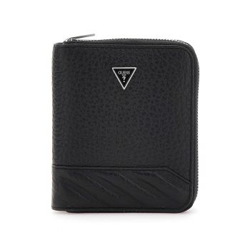 Portofel din piele cu fermoar