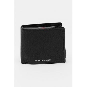 Portofel pliabil de piele cu aspect texturat