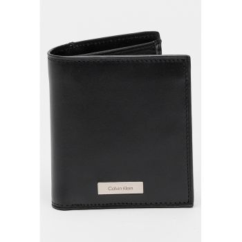 Portofel pliabil de piele Slim