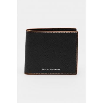 Portofel pliabil texturat de piele