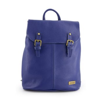 Rucsac dama  din piele naturala granat - 34x34x13cm - 3 buzunare interioare - 1 buzunar exterior - curea detasabila max 87cm