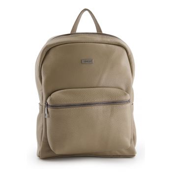 Rucsac dama  piele naturala - 33x27x11cm - 3 buzunare interioare - 1 buzunar exterior