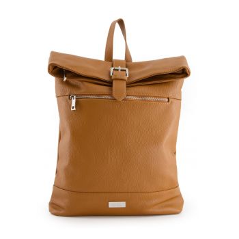 Rucsac fashion dama  piele naturala - 2 buzunare externe - 36x32x10cm