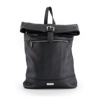 Rucsac fashion dama  piele naturala - 2 buzunare externe - 36x32x10cm