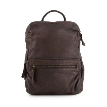 Rucsac fashion dama -  piele naturala - 35x27x9cm - 8 buzunare