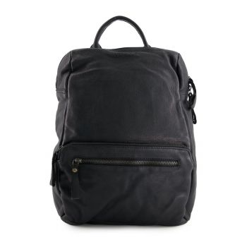 Rucsac fashion dama -  piele naturala - 35x27x9cm - 8 buzunare