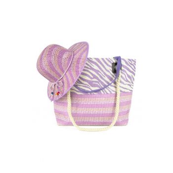 Set de geanta shopper si palarie Tavira