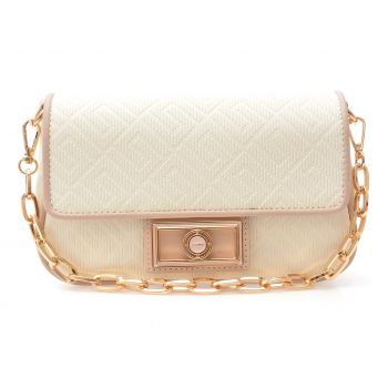 Geanta ALDO alb, TALIANA 966, din piele ecologica