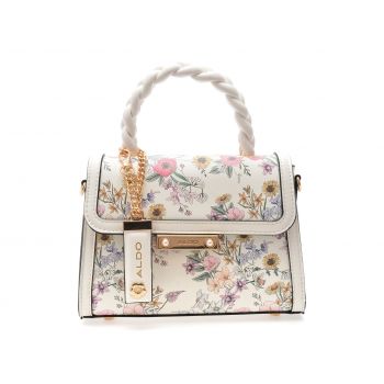 Geanta ALDO alba, AIRA 540, din piele ecologica