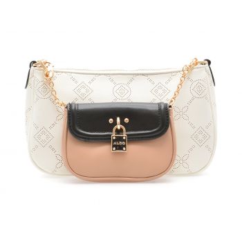 Geanta ALDO alba, AMIDA 168, din piele ecologica