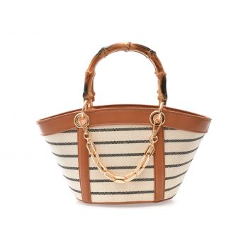 Geanta ALDO alba, AVENUE 459, din material textil