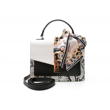 Geanta ALDO alba, CAILLA 115, din piele ecologica