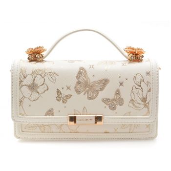 Geanta ALDO alba, CHARISMA 270, din piele ecologica