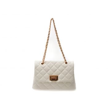 Geanta ALDO alba, CONTEDENNON 100, din piele ecologica