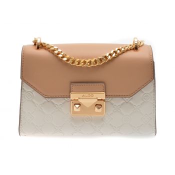 Geanta ALDO alba, CRELALLE 110, din piele ecologica